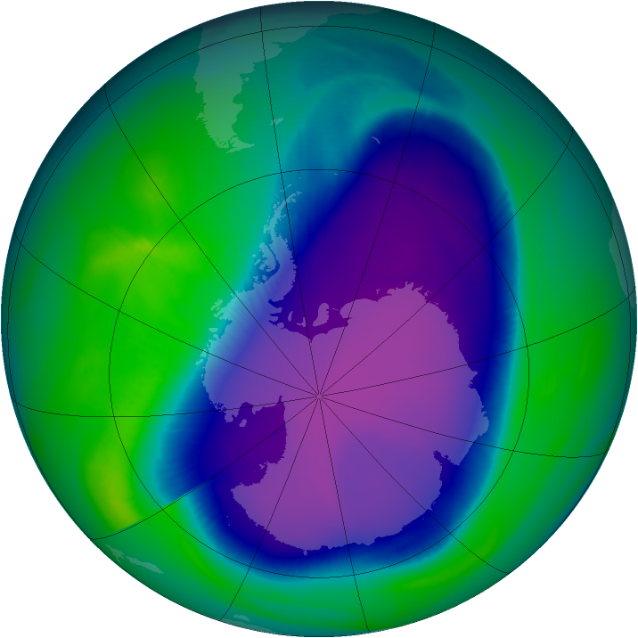 Ozone Map 2006-10-11